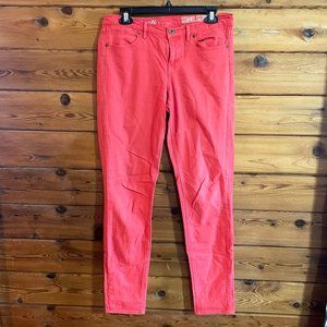 Madewell • Skinny Skinny Jeans, Coral 28x32